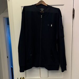 Ralph Lauren Black Zip Up Sweater